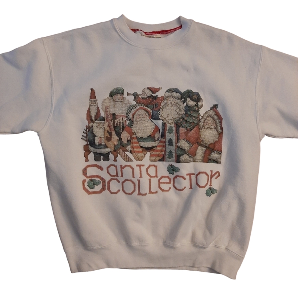 Vintage Sturdy Sweats Santa Collector Crewneck Size Medium
